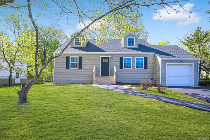 Newly Renovated April 2023. Step into this updated Cape with a beautiful bright open eat in kitchen. Don&rsquo;t miss the cozy Family room off the kitchen with a beautiful brick fireplace and vaulted ceilings! This home has 4 bedrooms and 2 full baths giving you lots of room to share! There is a large unfinished basement which is the perfect setting for whatever you dream it to be! Grab your toothbrush and move right in to your forever home!