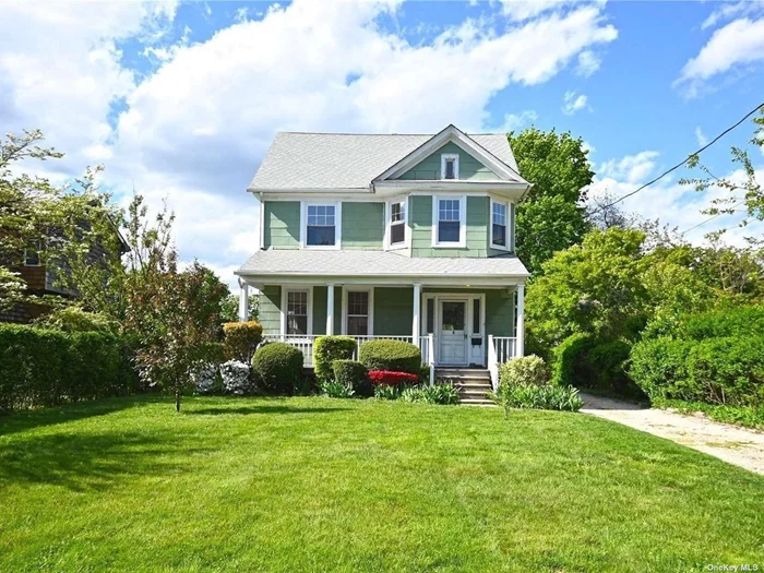 Totally renovated home in the heart village of Great Neck. Large living room/dining room/den. Granite eat-in-kitchen, Four Bedrooms, 2 bathrooms and full stairs to finish attic. Full basement. central heat and air-conditioning. Front Porch. Park like property. Conveniently close to schools, Parks, Town and Public Transportation. John F Kennedy Elementary Schools, Great Neck North Middle and High schools.