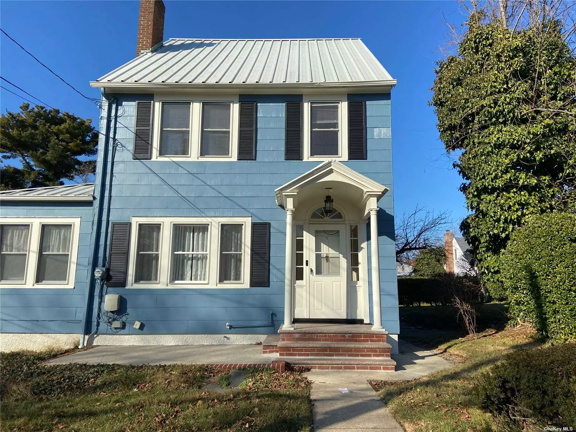 Bright And Sunny 3 Bedroom, 2 Bathroom Colonial on Beautiful Over sized 80 x 100 Lot, Foyer Entrance, Hallway, LR with Fireplace, FDR, Eat in Kitchen, Staircase t Attic for Storage, Full Basement w Laundry, . Close to Shops, Transportation, Parks