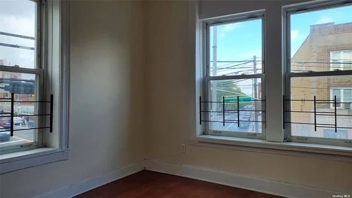 Great location in Elmhurst, near 7 train. Sunny 2 beds in a walk-up building. Split A/c installed in unit. Tenant pays for all utilities. Landlord requires the fully background check, income at least 40X vs. rent , credit 700 or above