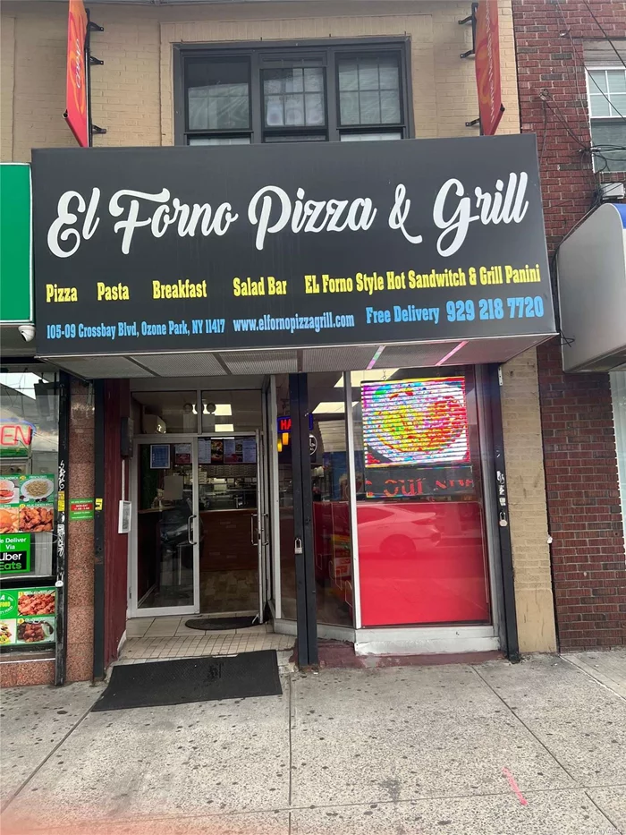 Newly renovated restaurant for sale in a busy foot traffic area. Currently being used as a Pizzeria and Grill. All equipments are new. Perfect for a restaurant business with the right owner.. Newly renovated seating booth. Currently registered with online delivery apps for take out orders. This is a must see restaurant. Perfect business opportunity.