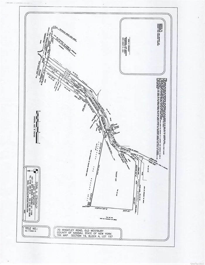 Flat 2 acres property in Jericho School district. This property is NOT on Wheatley road. It&rsquo;s off Wheatley road to a private street. Great location