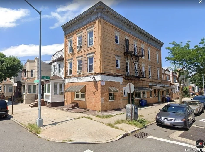 Corner Three Story 6 Family Residential Building For Sell. Property is in Good Condition, Excellent Location, 100% occupied. Gross Income is over $116000. Net Income:$95000