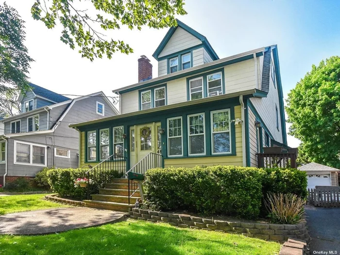 Charming, legal 2 family Colonial on beautiful tree-lined Sea Cliff street. Many updates in both apartments. Gleaming wood floors, new Kitchens and Baths. Live in one & rent the other!