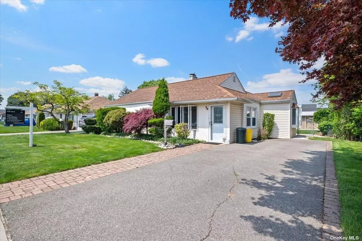 Welcome to this 3 Bedroom 1.5 Slab Ranch in the Heart of Bethpage! This Home Features Lots of Natural Light as you Enter into the Spacious Livingroom, the Kitchen with 2 Skylights and the Den! EIK has Cream Colored Cabinets, Newer Black Appliances, and Black Granite Countertops! Den with Wood Burning Fireplace has Slider to the Private Fenced in Yard with Shed. Oil Heating System 12 Years Old, Roof Approx 20 Yrs, 150 Electric, New Above Ground Oil Tank. Near All Major Highways, Bethpage Golf Course, LIRR. Kramer Lane Elementary! Taxes $11, 200 without Star of $ 1213!