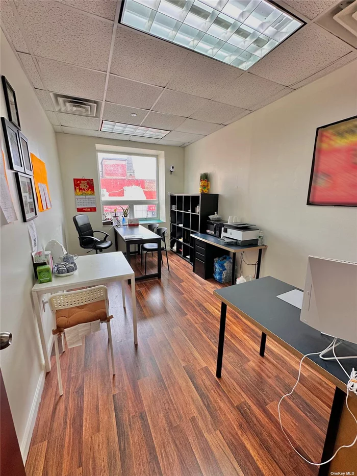 Prime location on the corner of Roosevelt Ave and Main Street with heavy foot traffic. 3rd floor office space with large window. Right next to 7 train.