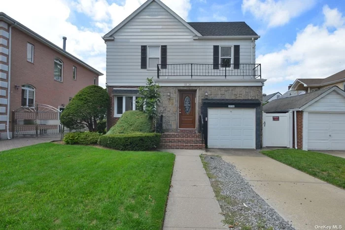 Fully renovated and updated colonial in the heart of Fresh Meadows. Features 3 bedrooms 2.5 baths, hardwood floors, and stainless steel appliances. Fully finished basement with a separate side entrance. Oversized backyard.