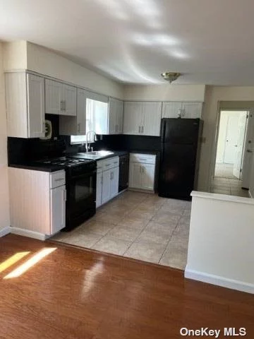Sundrenched, newly renovated 3 Bedroom legal apartment, hardwood floors in EIK, LR, carpeted Bedrooms, Washer Dryer Hook Up in 3rd Bedroom, Use of Yard, One Parking Space in Driveway, Street Parking as well. LL pays Sewer and Water