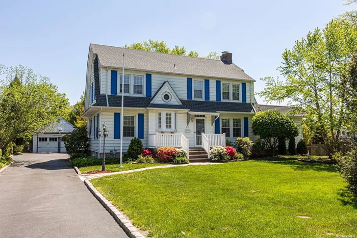 Stunning Waterfront Colonial on Cul-De-Sac, featuring New Roof, 4 Bed, 3 Full Baths, EIK Out to Deck, FLR w/fp, Dining Room, Large Family Room out to deck, bed/office on First Floor, Master Suite, 1/2 acre with Bulkheading & Cabana & New Patio. Amazing Water Views!!
