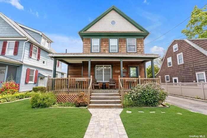 This 3 bedroom 2 bathroom colonial in Port Washington is in a quiet neighborhood close to all the town has to offer. As you step through the front entrance, you&rsquo;ll be greeted by a bright and airy atmosphere that radiates throughout the entire house. The heart of the home is undoubtedly the spacious living room, where natural light pours in from the windows, creating a warm and welcoming ambiance. The open concept kitchen and dining area is great for entertaining guests. Upstairs, you&rsquo;ll find 3 bedrooms, each with its own unique style and character. Large unfinished basement for laundry and ample storage with lots of potential. Located on a quiet dead-end street, this property is minutes away from Main St, Port Washington LIRR, and both the Middle & High School. The home is close to shopping, dining, and entertainment. Large driveway and 2 car detached garage. Gas heat and cooking. New heating system. 2 Ductless AC Units On Main Level.