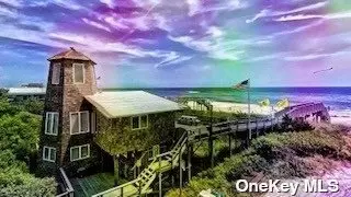 The famous tower house, right on the ocean in Davis park, fire island. the house is wonderful inside and out. lots and lots of decks. private stairs to the beach. they are leaving everything except personal items. it&rsquo;s a once in a lifetime opportunity.