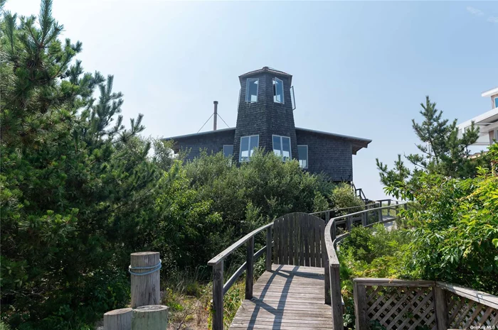 The famous tower house, right on the ocean in Davis park, fire island. the house is wonderful inside and out. lots and lots of decks. private stairs to the beach. they are leaving everything except personal items. it&rsquo;s a once in a lifetime opportunity.