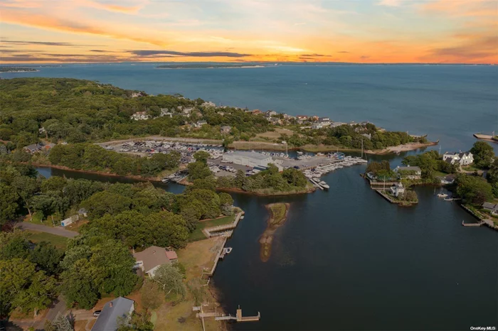 twighlight aerial view