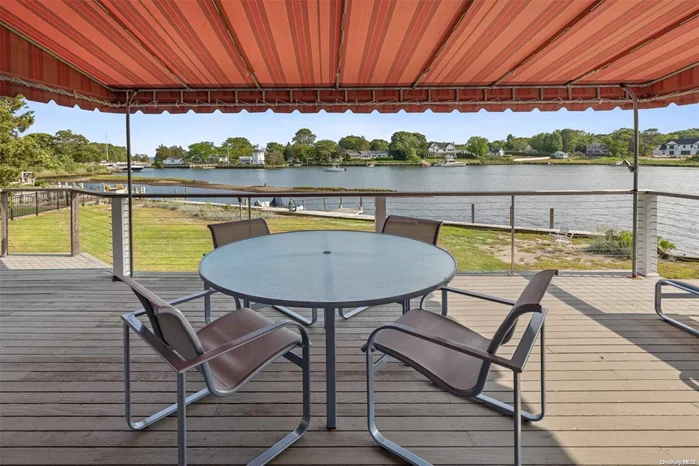 great water views from the deck