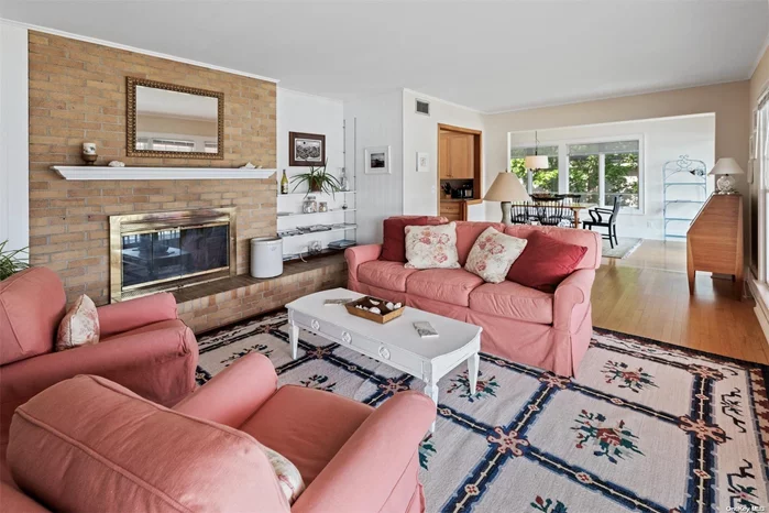 living room with waterviews