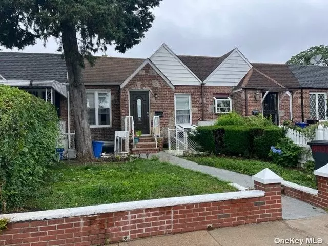Charming tudor row home...1st floor...living room, dining room, eat in kitchen, 3 bedrooms and full bath...HUGE, NATURAL LIGHT FILLED, finished basement...large windows great for mom. CLOSE TO ALL!!
