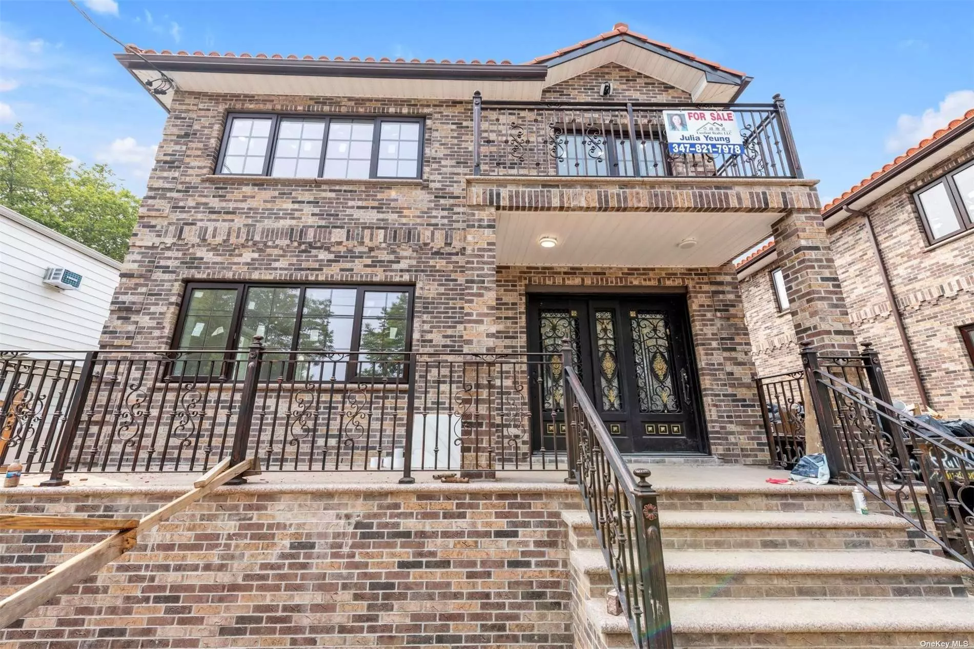 Completely Brand new brick legal Two family house in Bayside. It Features total 8 Bedrooms and 5 Baths. Each floor has 4 bedrooms and 2 full baths . Building Size is 27x50. Big front deck on the first floor .Beautifully designed Kitchen and Stainless Steel Appliances, Hardwood Floor Throughout, finished basement with bath, it has separated entrance to backyard.  bus Q13. Q12 direct to flushing. Express Bus Direct to Manhattan. Detached Garage . 26 school district.