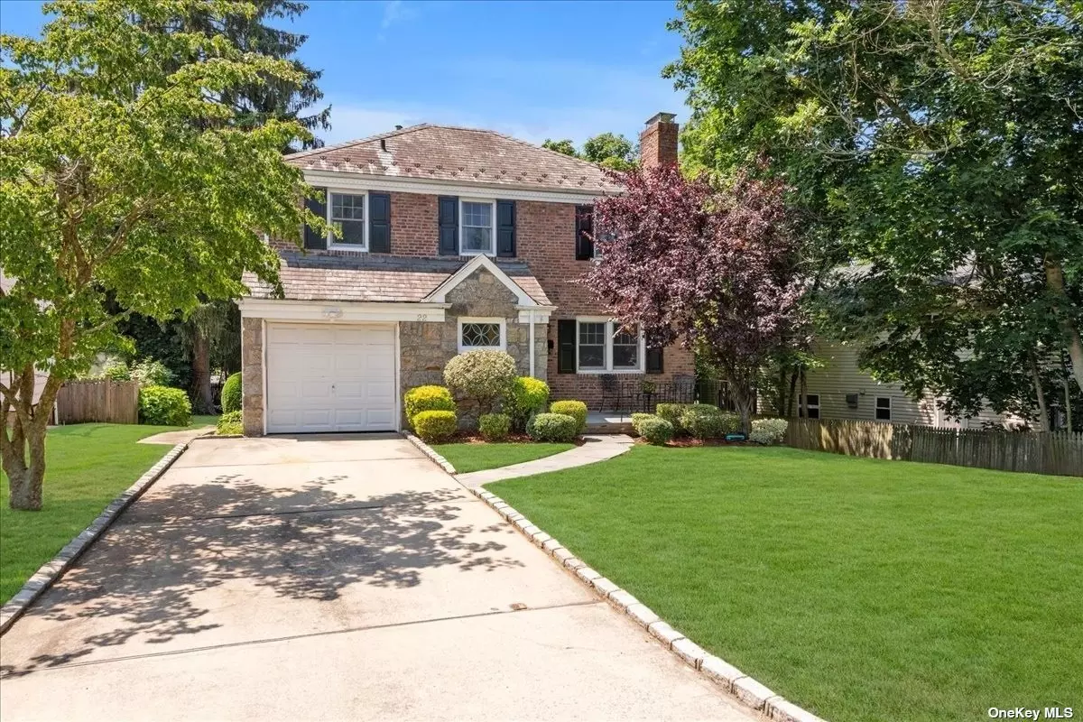 Welcome home! Move right into this beautiful 3 bedroom, 2.5 bath brick colonial located in the sought after community of Shorehaven. An inviting entry foyer with stained glass window welcomes you to this lovely home. The first floor offers a spacious living room with gas fireplace, a formal dining room, powder room, office/den, and an eat-in-kitchen leading to an expansive wood deck overlooking a professionally landscaped yard. The second floor features a primary bedroom with full bath and two spacious bedrooms, one with an adjoining office ,  and a hall bathroom. The lower level, with outside entrance, has been tastefully renovated and can be utilized as an entertainment area, gym, office or playroom. The combination of architectural details and close proximity to town and transportation make this a great choice for today&rsquo;s buyers.