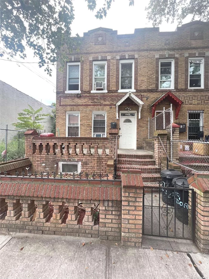 Large 2 Family Brick, attached House. 4 Bedrooms Over 3 Bedrooms with Full Finished Basement. This property has spacious bedrooms, Hardwood floors, and lots of windows for natural sunlight. Backyard space for you to entertain. Great location. Schedule your appointment today.