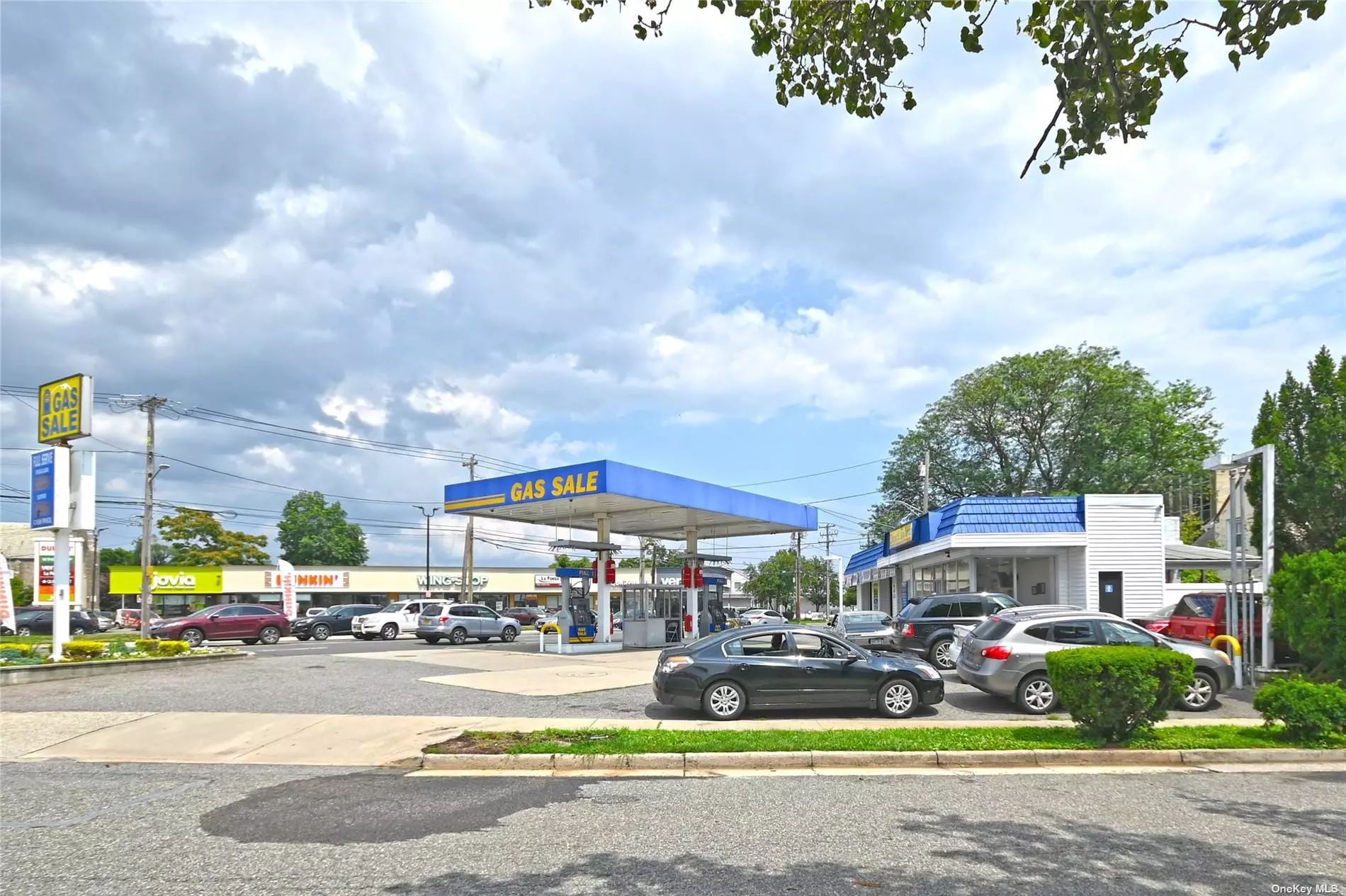 A corner gas station and repair shop on a prime well-traveled road situated at the corner of Front Street (a major thoroughfare on LI) in Hempstead. Gas Station is open from 6 am to 10 pm / 7 days per week. The station has new 4 gasoline pumps, upgraded overhang canopy pumps, and tanks. The gas tank capacity goes up to 21, 000. Both self-serve and full-service gas station pumps. Brand new suppression system. The repair shop has 3 brand-new above-ground bays. There are two offices- one as a front office with a waiting room and one private office. Full proof security in the offices. The basement has 2 bathrooms and storage space. Financials are available upon request.