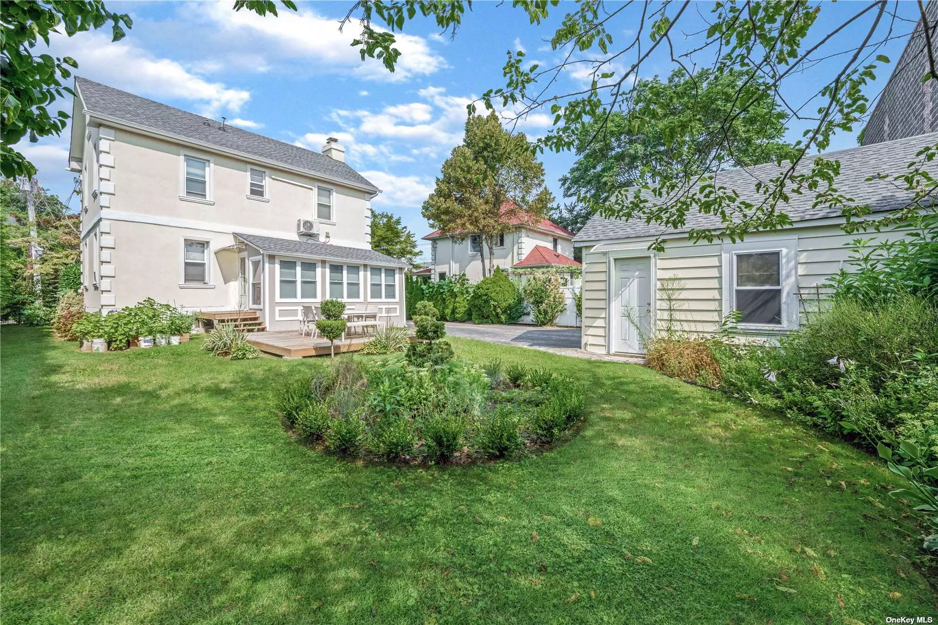 All renovated lovely 3 Br colonial in Manhasset. New bathrooms,  a few year old kitchen, New washer, dryer,  New boiler and hot water tank. New stucco outside Near LIRR, transportation , shopping and schools.
