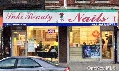 Northern Manhattan/Inwood Turnkey Nail Salon Business. 750 SF with 8 manicure tables, 6 pedicure chairs and ventilation system. $3900 rent include RE Tax, 3% up/yr. 3.5-year lease with option for 5. $7, 000 security deposit required.