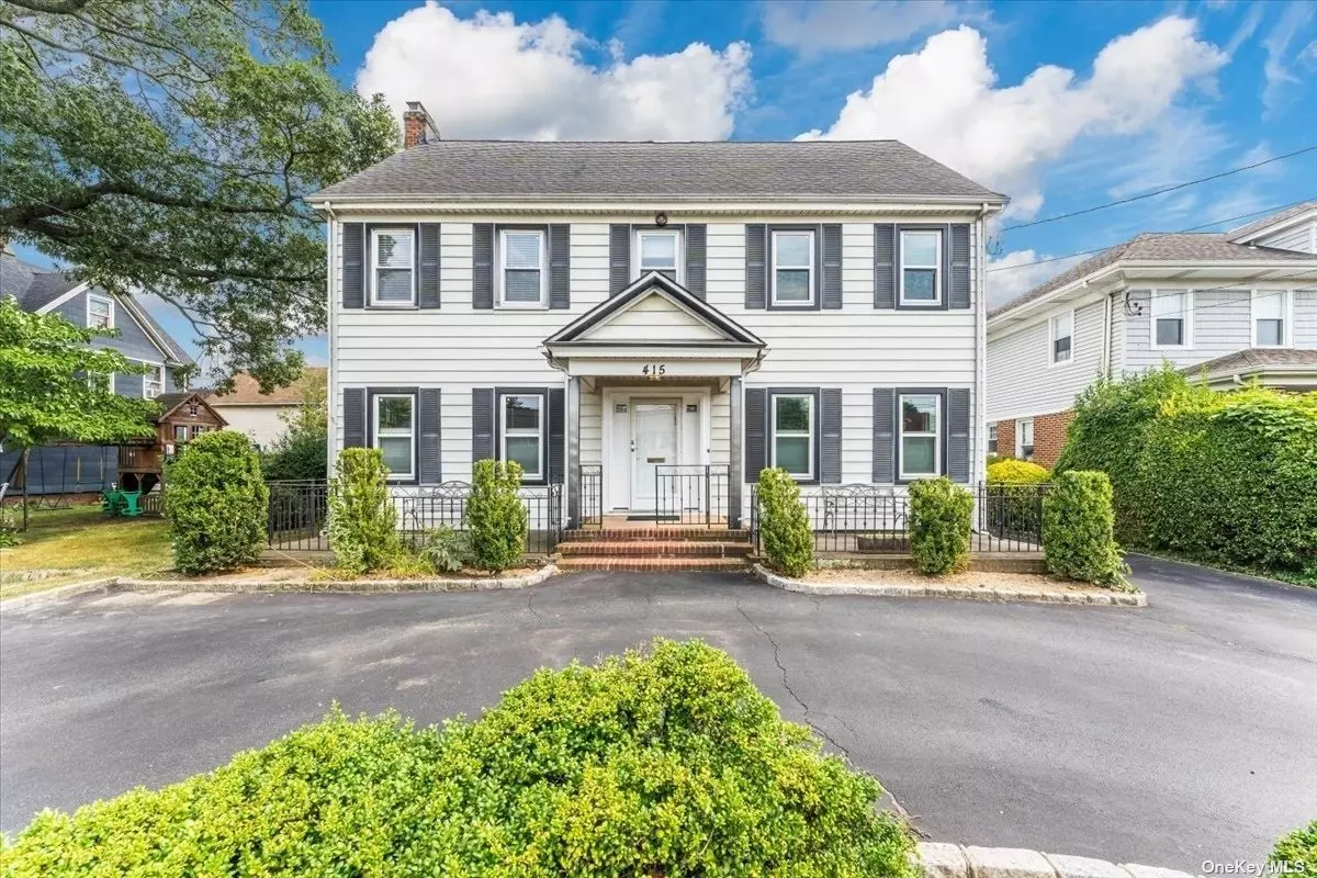 A solid Center Hall Colonial in the heart of Cedarhurst which consists of 4 BR on same level... 3 Full baths, Gas Heating, Circular Driveway, Home Office on 1st Fl, Wide entry foyer, Big LR w/custom built-ins, Skylight in den next to sun room, Updated Eik and Bathrooms, Finished bsmt w/high ceilings, Lots of windows, walk up attic which can be even more living space, Large Fl moldings, crown moldings t/o, Large Yard plus asphalt Driveway, 2 car detached garage, deck in back with pull out awnings, Front porch area swing set comes with house, low taxes, Close to homes of worship, LIRR, and shopping.