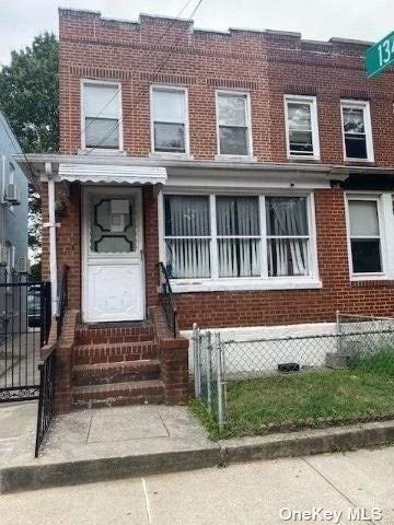 Legal two family with hardwood floors on first floor, basement, second floor carpet wall to wall. Close to hospital , highways, JFK and public transport.