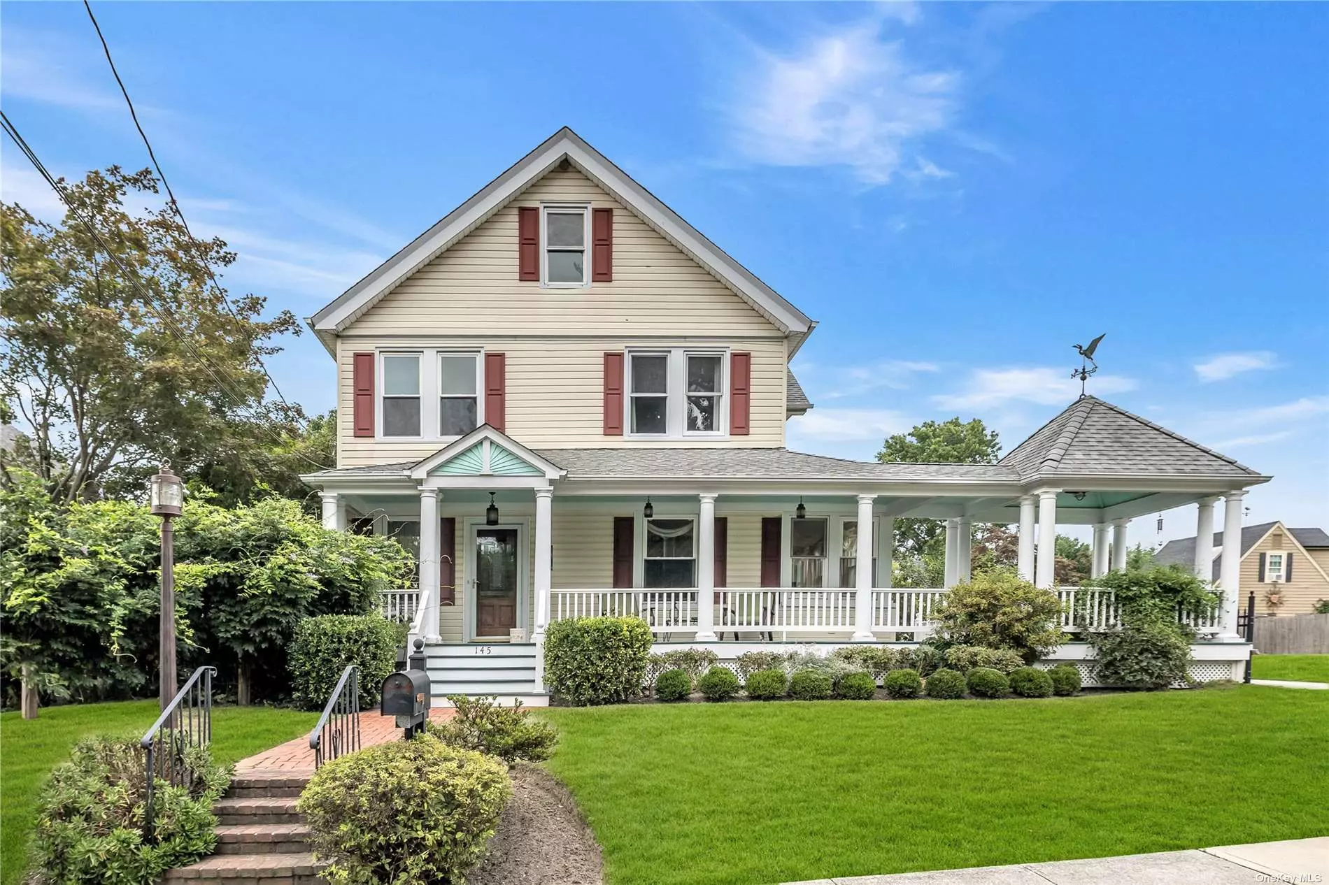 Rare Opportunity To Own A Spectacular Victorian Home In The Highly Sought After Neighborhood Of Florence Park. A Large Front Porch Welcomes You To This Home. Once Inside You Will See The Details.... Hardwood Floors, High Ceilings, A Living Room W/ A Fireplace. Formal Dining Room, Kitchen W/ Island, Granite Countertops & Stainless Steel Appliances. A Huge Great Room W/ Cathedral Ceilings, Large Windows & Doors To Outside..Sunshine Galore. First Floor Full Bath, Laundry, Pantry & Closets. Once On The Second Floor You Will Find A Master Bedroom Along With 3 More Bedrooms & A Full Bath. Wonderful Potential As You Walk-Up To The Attic W/ High Ceilings & Winter Water Views. Full Partially Finished Basement...And Last But Not Least A 4 Car Detached Garage With Lofts For Tons Of Storage. The Property Is On An Oversized Lot....So Room For A Pool! Gardens & A Pond. Close Proximity To The Charming Town Of Oyster Bay Bustling With Restaurants, Shopping & Beaches!!!