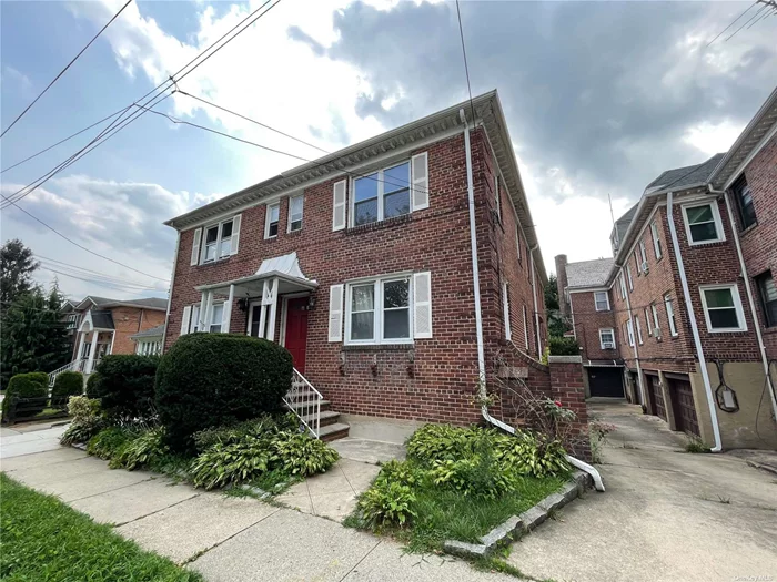 Solid Brick, Semi Detached Legal 2 Family in Bayside! Spacious Rooms Throughout! Main Level features LR, KIT, 1-2 Bdrms/Office, 1 Full Bath (Currently Rented with Paying Tenant in Place-Will Not Be Delivered Vacant). Renovated, Freshly Painted and New Floors- Second Floor (Vacant) - LR, New KIT, 1-2 Bdrms/Office, 1 Full Bath. Finished Bsmt w/ Family Rm, 1/2 Bath. Garage. Private Yard. Very Convenient to Transportation, LIRR and Shopping! Excellent Investment Opportunity!