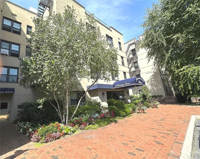 Welcome to this large one bedroom and one full bathroom apartment, including indoor parking, no extra fees. Apartment features hardwood floors, open bright layout LR/DR, kitchen with stainless steel appliances, hall with walk-in closet and full bathroom with a tub, bedroom with two closets. The building is a part of the Great Neck Park District with access to Steppingstone waterfront park and Parkwood sports complex, was recently renovated, new Lobby, new Laundry Room, Storage room. Maintenance includes heat, hot water, cooking gas, garage, and taxes.  Live-in super. Located in the heart of town, close to shopping, houses of worship and the LIRR.