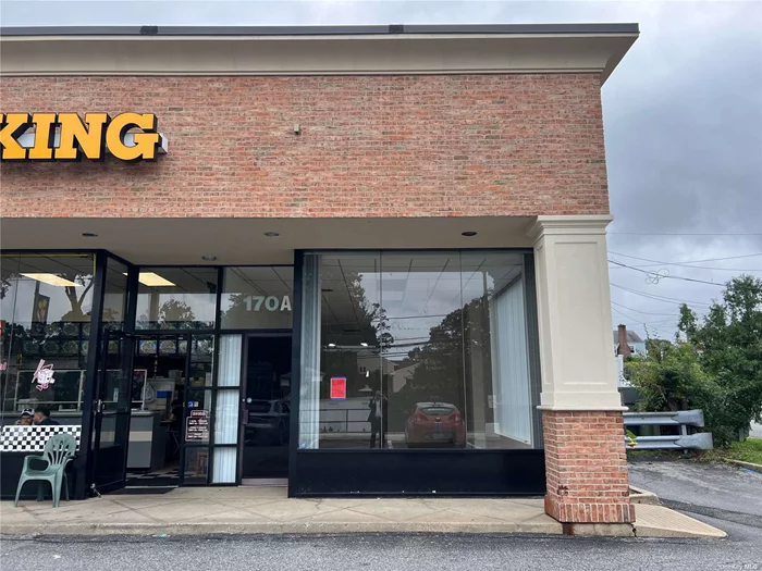 Corner Store Front with Large Windows to Allow Natural Light. 800 Square Foot Space with basement and ADA Bathroom. 26 Parking Spaces. Half Mile from LIRR and Glen Cove Hospital.