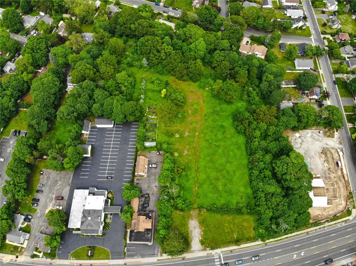 Prime location and opportunity with double curb cut and designated traffic light and arrow. Level with border landscape. Multiple possibilities with proper approvals. Upper Port Jefferson, Port Jefferson Station and th entire Rt 112 Corridor south of Rt347 is going through a major Renaissance. Don&rsquo;t miss this opportunity.