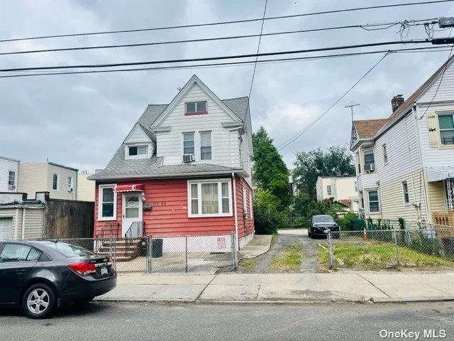 Huge double lot with double addresses. House had tenant on 2nd fl. Basement, 1st floor and 3rd floor are vacant. Sold as is.  80-11 is 30x100 lot, 80-13 20x100 lot