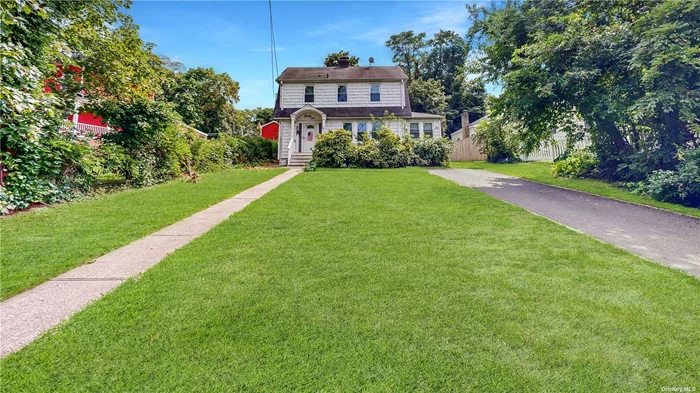 Beautifully Renovated in 2020, this spacious 3 Bed, 1full / 2 half Bath Colonial sits on a deep 50x200 lot in Glen Cove. Close to LIRR, Garvies Ferry, and 45 mins from NYC. First floor features marble walkway, sunny living room w/fireplace, office/4th bedroom or exercise area , designer kitchen w/SS appliances, quartz counters, eat in kitchen island and pantry. Formal dining, powder room with hardwood and marble floors throughout on this level. Upstairs: 3 bedrooms, marble/quartz bath w/jacuzzi, master bed w/half bath. Full walk up stairs to attic, basement with game-room and laundry, oversized yard with stone pavers, hot tub. Security cameras, alarm throughout. Ideal Glen Cove living. Save $883 on yearly taxes with STAR**