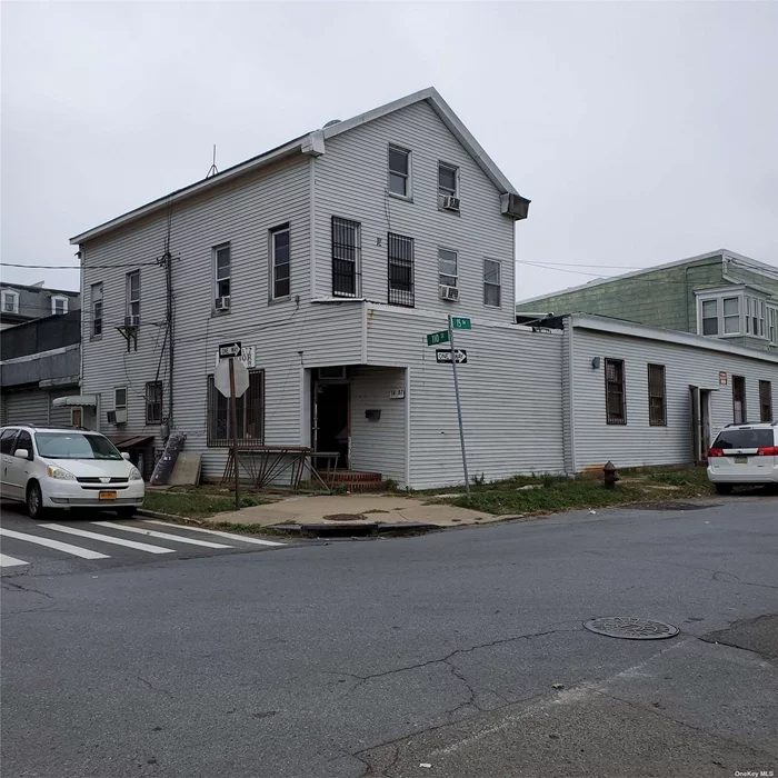 Property class f9 industrial, Corner location, Multi unit residential and warehouse, High ceiling, Good for investment or owner occupied purpose.