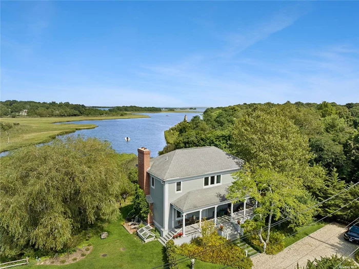 A very special property set amongst the bucolic setting of the Springs Historic District, this exceptional 4BR/4BA home sits on 1 acre of pristine water front with views of Accabonac Harbor from every room. Completely renovated in 2022, the main floor encompasses an open plan living room with wood burning fireplace, dining area, and true chef&rsquo;s kitchen with top of the line Miele and La Cornue appliances. Rounding out this floor is the guest bedroom/bath and the unparalleled four seasons room complete with ceiling heaters and retractable shades. The three upstairs bedrooms and bathrooms are the ultimate in style and luxury - each with their own unique features such as heated floors and solid walnut flooring. No detail of the home has been overlooked and great attention has been paid to utilizing every inch of space. The basement is currently used as an artists studio and has two access points and heated floors. Outside, there is a beautiful side yard with specimen plantings, an outdoor shower, two large decks and a covered porch to take in the gorgeous views, catch some sun or sit into the evening with friends.