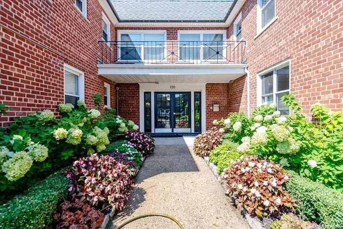 Scenic Professional Landscaping and updated walkways greet everyone when they arrive. Welcome Home to a gorgeous and elegant fully renovated first-floor 1 bedroom unit in Maplewood Gardens a Garden Style cooperative building located in the Incorporated Village of Rockville Centre that offers convenience to the popular venues in the village and close proximity to LIRR. Over-sized king bedroom w/ 2 closets, beautiful Oak hardwood floors, lots of closet space, SS appliances including dishwasher, Gas stove, and 2-wall air conditioners. Building amenities located in the basement include a common Laundry Room, Bicycle Room, Gym, and Assigned space in the Outdoor parking lot at no additional fee waitlist for a 2nd spot. Monthly base maintenance includes real estate taxes, heat, water, heating of water, cooking gas, trash, snow removal, landscaping, common areas, and resident Super. Shareholder are to pay their own Rockville Centre Electric. The gym is $120 annually for unit occupants and additional waitlist storage is available for a nominal fee. A Security FOB gives you access to the building plus surveillance security cameras throughout development. This co-op is a great opportunity for ownership for a payment similar to rent. Basic Star is not reflected, and shareholders make their own arrangements with NYS. Purchaser must be owner-occupied use but can be subleased after 2 years.