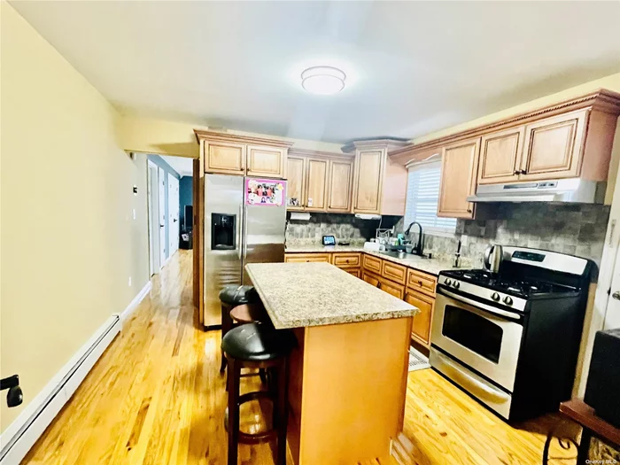 A first Floor Apartment with parking. All utilities Included. 2 Bedrooms, Living Room, Kitchen and Bath. Property sits on a quite block but conveniently located . A short distance to LIRR Floral Park Stop , 1 mile to Cross Island Expy. NO ANIMAL allowed on premises at anytime. Landlord is allergic.