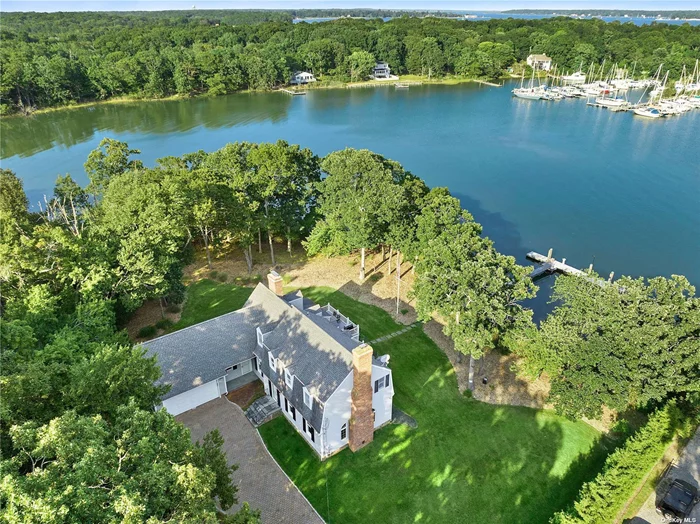 Deep Water Oasis Tucked Away In A Protected Cove- Don&rsquo;t Miss This 4 Bedroom, 3 Bath, Modern Sun-Drenched Colonial With Plenty Of Deep Water Dockage For Several Boats, 270 Degree Water Views Directly Across Peconic Bay To Shelter Island. Privately Situated On 1.4 Acres At The End Of A Cul-De-Sac. Home Features Two Fireplaces, Wine Cellar, Gourmet Kitchen And Many Updates Throughout. Whole House Generator, Dock Has Water & Electric.