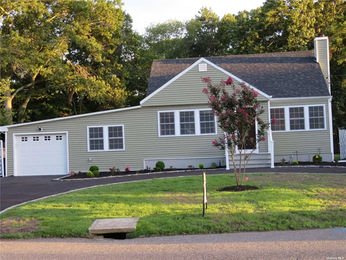 This one of a kind Mother & Daughter home Has it all. This Expanded Cape is Completely Renovated from top to bottom, Featuring 5 large Bedrooms, & 5 full Bath. Master suit with Jacuzzi Tub, & walk in closets,  Eik with Cherry wood cabinets, Granite counters with Island & stainless steel Appliances.. Formal Dining room, Great room with wet bar & 3 dimensional ceiling, Finish basement with playroom, & Room for mom. Oak floors throughout Central Air, Laundry Room, Garage with Electric opener, 40 X 20 Inground Pool with pool deck., Large cement patio, 10 zone In Ground sprinkler 200 amp upgraded Electric Service, Circular Driveway, Professional landscaping with Flowerbeds & Mulch, Fully Fenced Yard. & so Much More.                                                      .