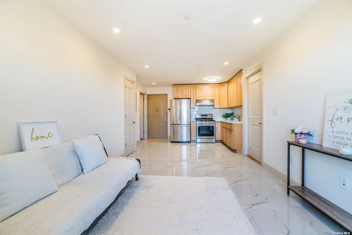 Don&rsquo;t Miss This Stunning Corner 1BR & 1BA + Balcony Condo In The Heart Of Rego Park. Built in the year of 2017. 15 years 421A tax abatement(9-10 years left). Tax $266 per year. Common Charge $170/Month. Interior Space Is 450 Sq ft(Net). Top Floor(7th floor). Laundry & Mini gym located on the level floor. Close to Queens Mall, Costco, Ikea & Supermarkets Etc... Priced to sell!It Won&rsquo;t Last ! Schedule Your Private Tour Now!