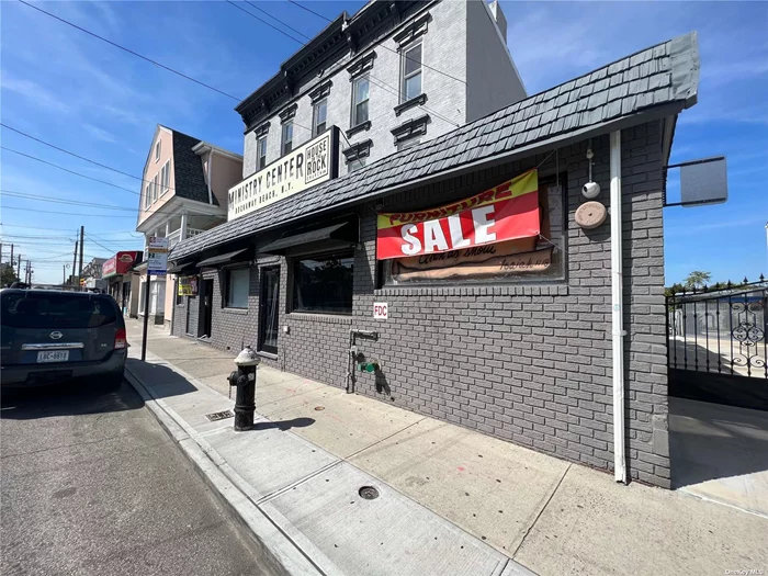 Storefront For Rent in the heart of Rockaway Park! With a 2700SF interior and a huge rear outdoor space that can have many different uses to add to your businesses appeal. R5B, C2-3 and M1-1 Zoning. This location has been home to many successful businesses over the years and currently would work for everything from a restaurant to an office space or anything in between. There&rsquo;s also plenty of foot traffic along your 60&rsquo; wide storefront that is sure to bring in plenty of revenue. Come join the string of businesses along the Boulevard like Rocco&rsquo;s of Roc Beach, Te Quiero, Tap That and The Rockaway Hotel. Close to all means of transportation including the A train, NYC Ferry that&rsquo;ll take you to Manhattan in less than an hour. Have an idea for a business or just looking for a bigger space? Come take a look at 112-16 Rockaway Beach Blvd. See you soon!