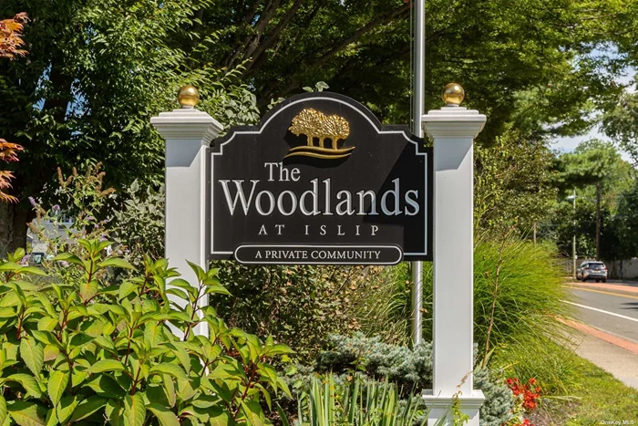 Beautiful Upper 1 Bedroom End Unit Co Op at The Woodlands of Islip. Large 1 bedroom with custom walk in closet, updated kitchen and baths, Spacious Living room with access to new balcony, 1 assigned nearby parking spot. Maintenance Includes Taxes, Heat, Water, Gas, Sewers, Pool & Life Guard, Building Maintenance, Sanitation, Landscaping, Snow Removal. Pet Friendly! New Dog Run!! Laundry Facility in Complex. Well-Maintained Community! Dog Cannot Be More Than 18 Inches or Over 20 Lbs. This is the one you have been waiting for!!!