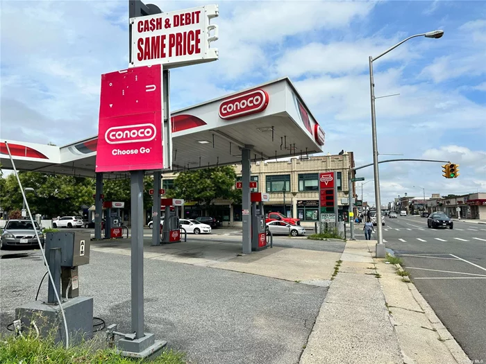 Calling All Investors & Entrepreneurs!!! Successful Gas Station + Convenience Store Business On Merrick Rd for rent!!! The Property Features Great Exposure, Excellent Signage, 3 Pumps, 1 Diesel pump, 2 15k gallon DWF Tank , 2 Strategically Placed Curb Cuts,  15k Gallon Regular Tank, 5k Gallon Diesel Tank, 10k Gallon Premium Tank, Vacuum Station , Tire pump Station. The Business Is Located In The Heart Of Freeport rent is 12k AAA net. Key money is 450k. Master lease is available No longer Conoco. 10+5 lease