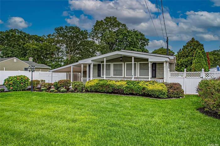 WEST ISLIP SCHOOLS! Nestled on a quiet, dead-end street, this 3 bedroom ranch offers the perfect combination of privacy and convenience. Large, expanded driveway with plenty of parking. The property boasts a spacious quarter-acre lot, providing ample room for outdoor entertaining and relaxation. The exterior of the home exudes curb appeal, featuring a beautifully landscaped yard with mature trees and colorful flowers. The kitchen is updated with granite and SS appliances. The bathroom has been tastefully renovated, with natural lighting from the skylight. The home&rsquo;s hardwood floors add warmth and freshness to the space. The partially finished basement offers additional living space and storage, making it the perfect place to host gatherings or work from home.