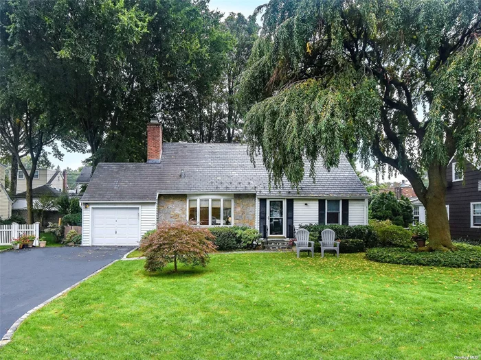 Nestled in picturesque Highfield Estates, this beautiful Cape-Cod style house with captivating curb appeal, slate roof and set on a flat 75X100 ft property is the epitome of timeless charm and modern convenience. This 3/4 bedroom home is flooded with lots of natural light. The first-floor features hardwood floors, a living room with built-in bookcases surrounding a wood-burning fireplace, the focal point of the room. The dining room is perfect for all gatherings and has sliders to the beautiful backyard. The kitchen has new stainless appliances. The full basement has ample storage space, laundry room and utilities. Step outside to the backyard, where you&rsquo;ll find a private oasis ideal for outdoor dining, gardening, or simply unwinding in a peaceful setting. Close to train, middle and high school, town and shops - house sold as is - great opportunity.