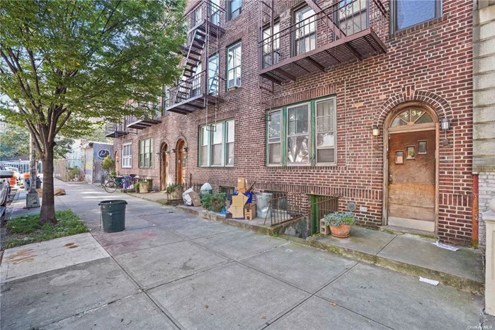 Nestled in the charming East Williamsburg section of Brooklyn, this sturdy 6-unit BRICK building presents a unique investment opportunity. Built in 1920, this walk-up apartment building boasts a solid construction with a width of 18.33 feet and a length of 78 feet, maximizing its use of space without any additional square footage. Location-wise, it&rsquo;s an urban dweller&rsquo;s dream, situated just half a block from the Grand St L-train entrance, which now features a brand-new elevator for added convenience, ensuring accessibility for all. Grand St&rsquo;s vibrant shopping district and amenities are nearby, with the eclectic charm of Graham Avenue just moments away. The unit composition of this property is appealing, featuring four well-proportioned 1-bedroom apartments and two spacious 2-bedroom units, none of which are railroad style, ensuring comfortable living spaces. While the first-floor rear apartment is currently occupied, it is being sold with the current tenant in place as a rent-stabilized unit, generating a steady income of approximately $1, 600 per month. Additionally, there&rsquo;s potential to expand and create an expansive living space by connecting the first-floor front apartment with the basement, offering direct access to the backyard and courtyard. With the second and third floors currently vacant, the canvas is open for your vision. The total space, excluding the basement, spans approximately 3, 500 sqft. This building presents an excellent opportunity for a condo conversion without the need for ground-up construction, making it an appealing prospect for savvy investors, developers, and individuals looking for a welcoming place to call home. Its solid brick construction, combined with its prime location, sets the stage for a promising investment venture or a comfortable living experience in one of Brooklyn&rsquo;s most sought-after neighborhoods. Don&rsquo;t miss your chance to explore this potential. Whether you&rsquo;re interested in immediate rental income, envisioning a condo conversion project, or seeking a new home, this building offers the versatility and location to turn your real estate aspirations into reality.