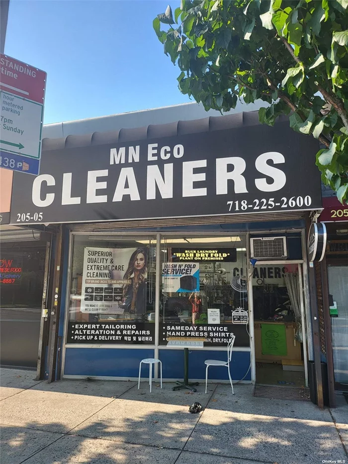 Location, Location, Location at Bayside, right corner at 35 Ave Clearview Epwy. This business has been in business for over 50 years in this area, best location, authentic and historic, as a result, the place has a very stable number of regular customers.