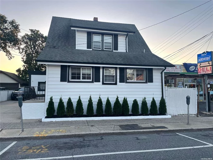 1st floor apartment in a mixed-use building. Renovated. All Utilities are included. Parking for overnight and weekends only. Small Pet will be considered at the Landlords discretion. 2nd bedroom is very small(good for an office). Laundromat next door. Available Jan 1. No use of driveway during the workday m-f 9-5pm. Landlord runs CPA business out of the main building.